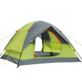 Оптовая дешевые и лучшие 3-4 человек палатки, двойной слой стекловолокна Полюс палатка 